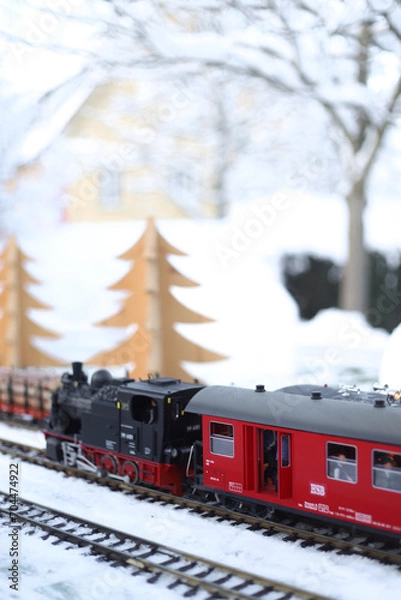 Obraz train on station