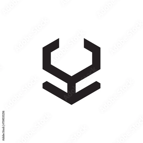 Obraz Vector y letter business logo icon vector