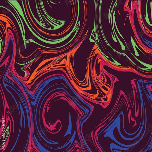 Obraz creative liquid background cellarful using adobe illustrator. 