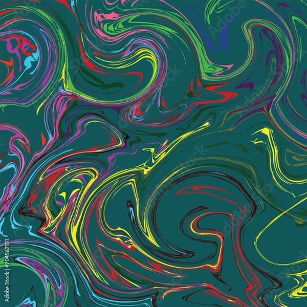 Obraz creative liquid background cellarful using adobe illustrator. 