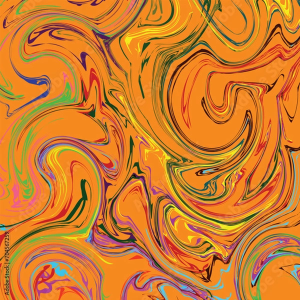 Obraz creative liquid background cellarful using adobe illustrator. 