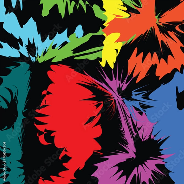 Obraz creative liquid background cellarful using adobe illustrator. 