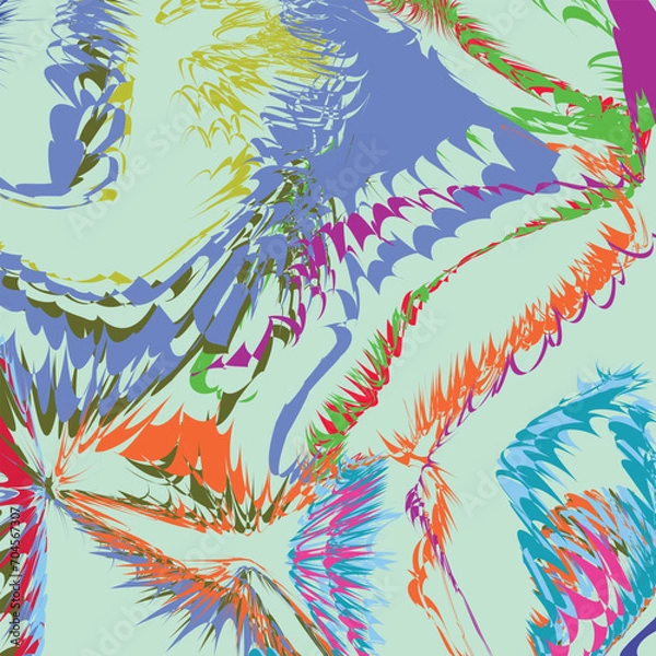 Obraz creative liquid background cellarful using adobe illustrator. 