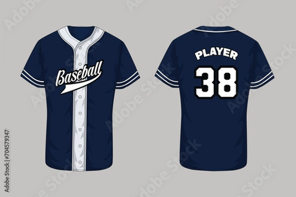 Obraz Baseball custom Jersey sublimation