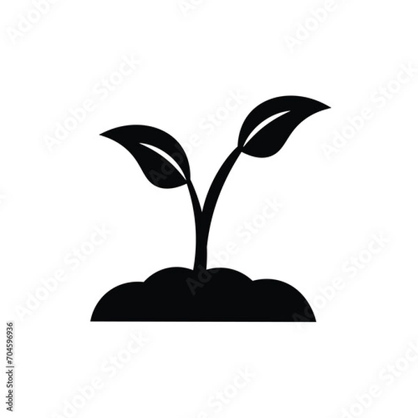 Fototapeta plant with roots
Leaf and tree symbol. Ecology icon. Nature logo