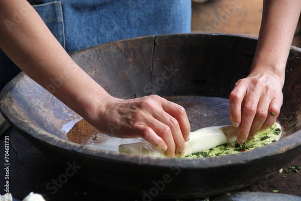 Fototapeta in the kitchen