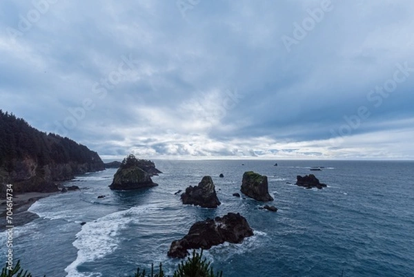 Obraz clouds over the ocean
