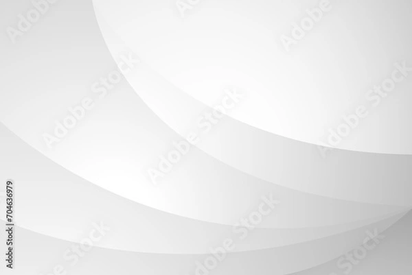 Obraz Abstract white and gray wave background. texture white pattern. vector illustration