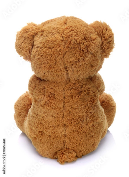Fototapeta Teddy bear on a white background