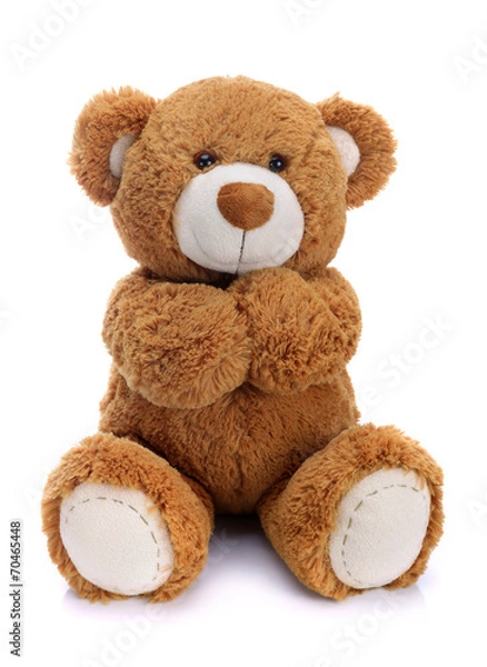 Fototapeta Słodki misie na białym tle