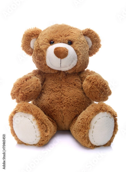 Fototapeta Słodki misie na białym tle