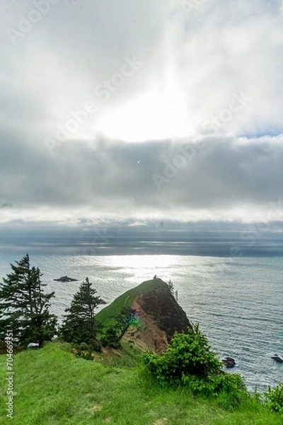 Obraz landscape with clouds and sea