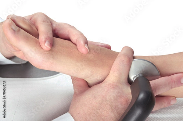 Obraz therapy and relaxing massage to the muscles of the feet