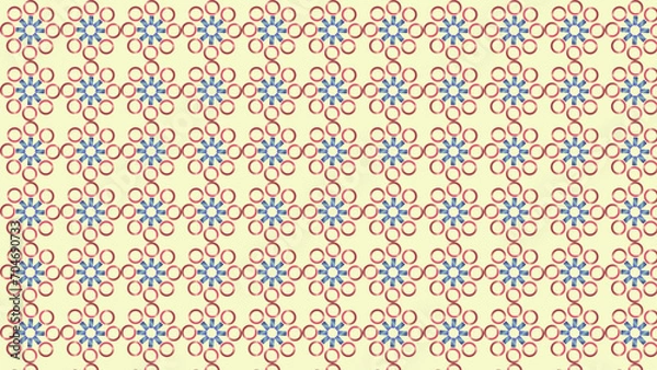 Obraz pattern with snowflakes