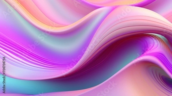 Fototapeta Trendy wave liquid style .Trendy Wave Gradient , create soft lines creative swoosh style. wavy pattern wallpaper.abstract design, dynamic background,