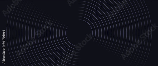 Fototapeta concentric gradient circle line pattern vector illustration for background, graphic, element, poster