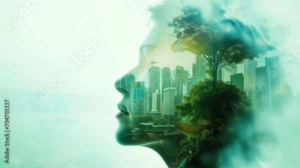 Fototapeta Save the planet, Generative AI