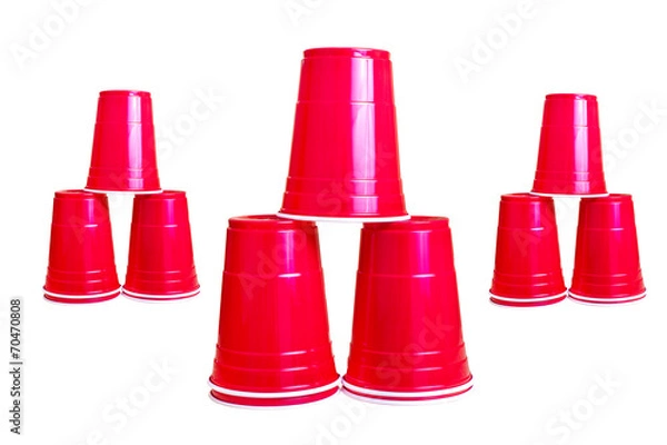 Fototapeta Red cups USA