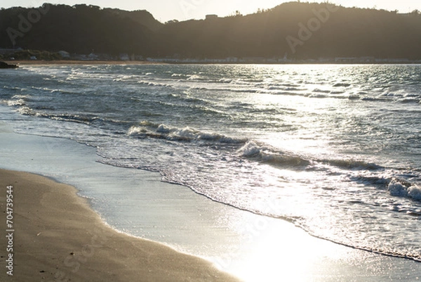 Obraz 夕暮れの海・イメージ・エモい