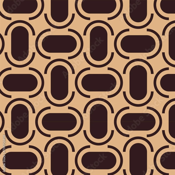 Obraz geometric chocolate pattern design with choco background