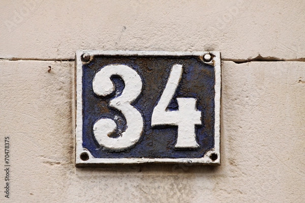 Obraz House number