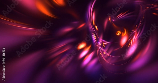 Obraz 3D manual rendering abstract technology fractal background