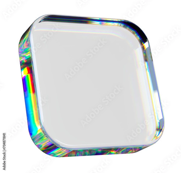 Fototapeta Transparent 3D Multicolor Cube