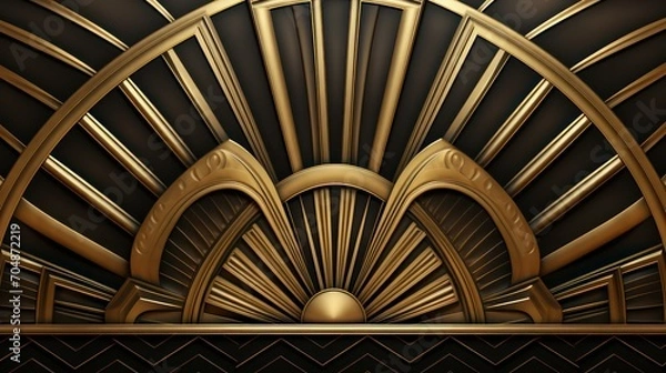 Obraz golden pattern 