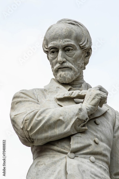 Obraz Statua di Giuseppe Mazzini, risorgimento, Pisa