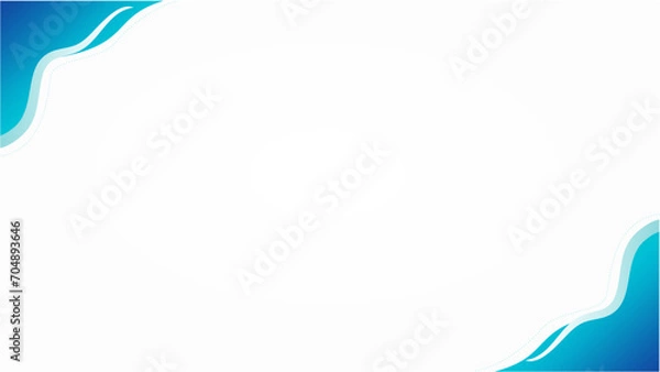 Obraz Sea Blue Gradation Powerpoint Background