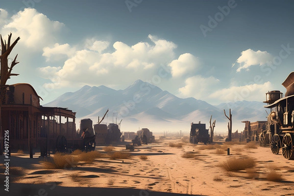 Obraz wild west street