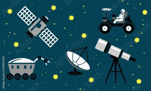 Obraz Space equipment, space exploration 
