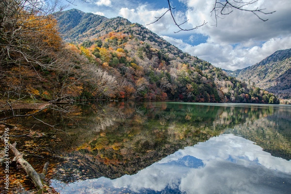 Obraz 秋の奥日光湯の湖