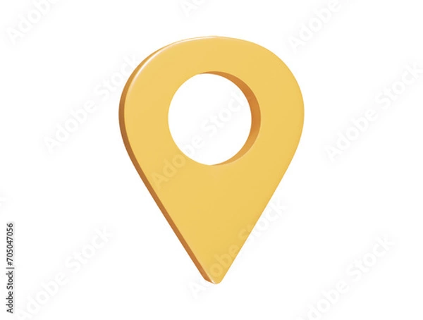Obraz Location icon 3d render illustration