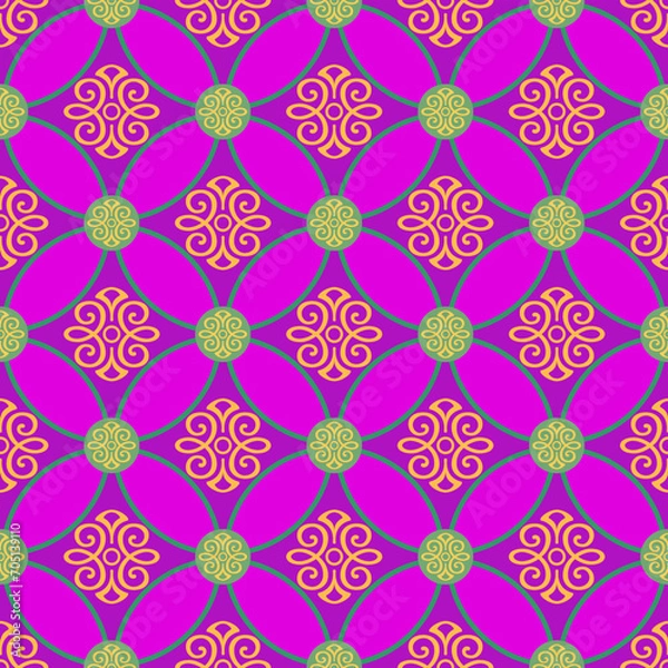 Fototapeta geometric patterns, high quality seamless modern decorative pattern