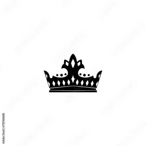 Fototapeta crown icon vector