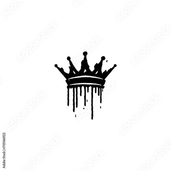 Fototapeta crown icon vector