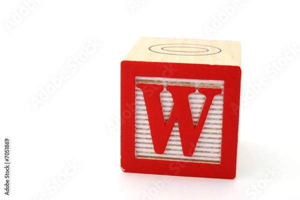 Obraz letter w