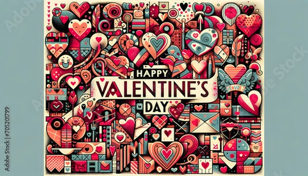 Obraz happy valentine day