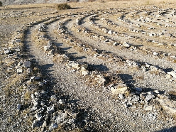 Obraz Stone Labyrinth