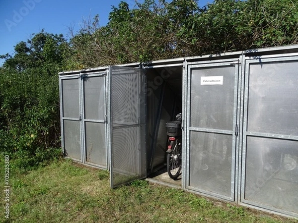 Obraz Bicycle Boxes (open)