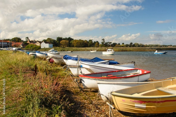 Fototapeta Brancaster Staithe Harbour