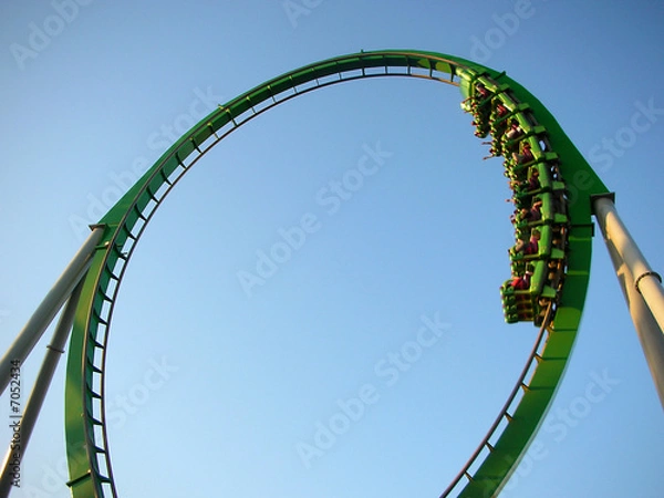 Obraz roller coaster