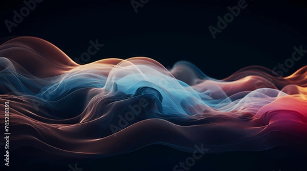 Fototapeta Abstract graphic poster web page PPT background, abstract background