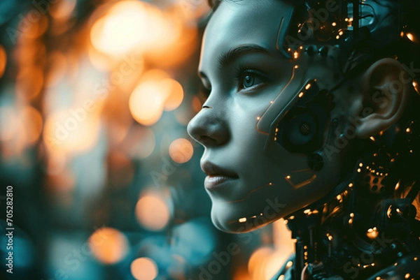Obraz Cyborg girl