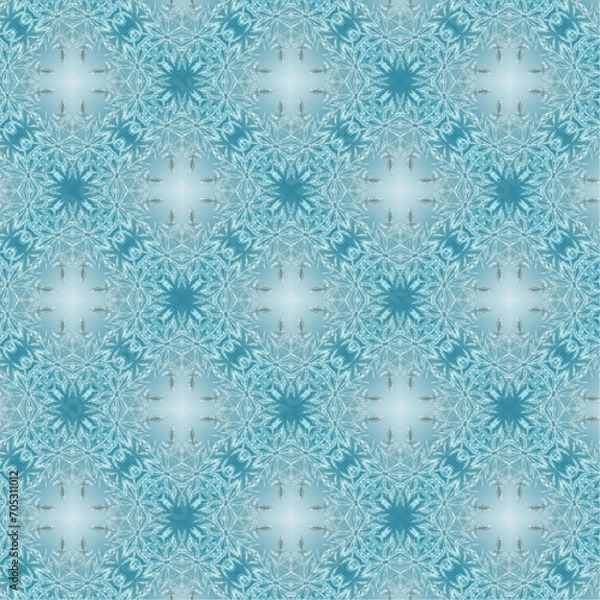 Obraz seamless pattern with snowflakes
