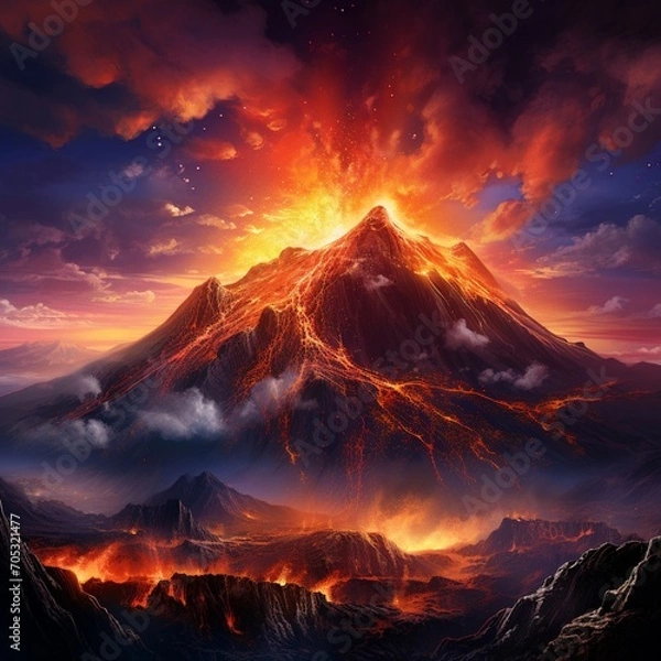 Fototapeta Magma's Serenade