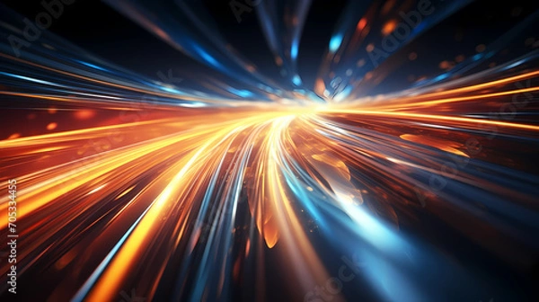 Obraz Technology abstract graphic poster web page PPT background, technology background