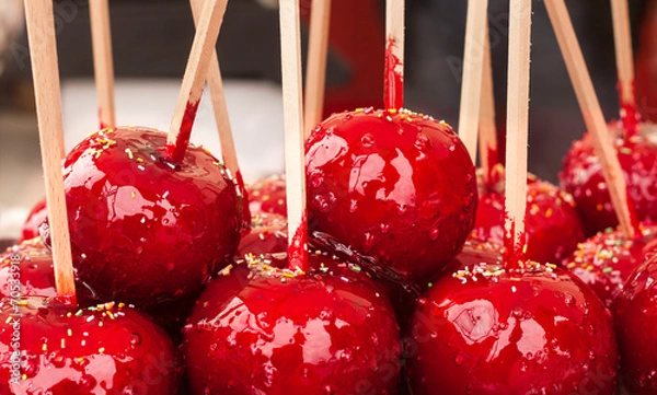 Fototapeta sweet candy apples
