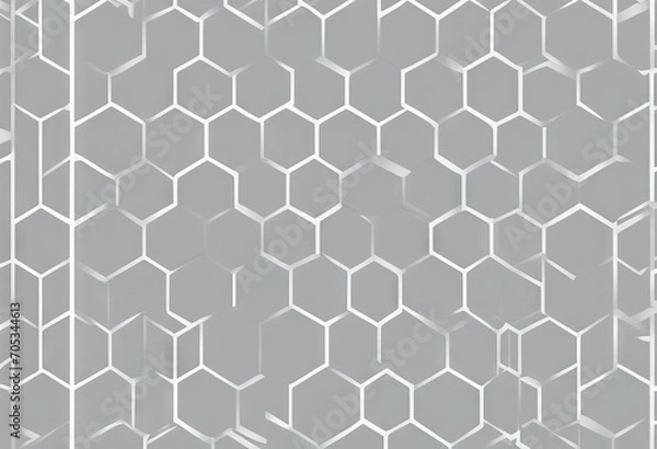 Fototapeta Abstract vector white and gray subtle lattice pattern background Modern style with monochrome trellis Repeat geometric grid stock illustrationPattern Backgrounds Luxury Textured